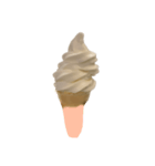 バニラアイスクリームコーン スタンプ（個別スタンプ：11）