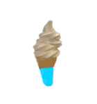バニラアイスクリームコーン スタンプ（個別スタンプ：14）