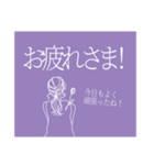 チューリップ 女性（個別スタンプ：5）