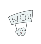 毎日使えるふわふわ雲くん（個別スタンプ：15）