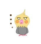 やる気の出ないオカメインコ（個別スタンプ：3）