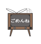 昭和の古いテレビ（個別スタンプ：25）