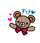 テディベア Liebe❤️のスタンプ(基本編)（個別スタンプ：15）