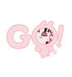 うさぎとくまとサルの大冒険（個別スタンプ：19）
