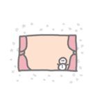 雪だるまも冬は寒い（個別スタンプ：20）
