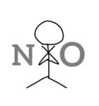 面白い棒人間第1弾（個別スタンプ：3）