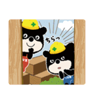 クマのじょい太＆でけ太（お仕事編）（個別スタンプ：25）