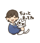 飼い主と6匹のねこ（個別スタンプ：22）