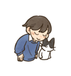 飼い主と6匹のねこ(文字なし)（個別スタンプ：18）
