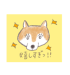 ゆるいしば犬 気持ちを伝えるスタンプ1（個別スタンプ：14）