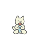 うさぎ と ねこ（個別スタンプ：7）