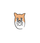 なにかがおかしい柴犬（個別スタンプ：11）
