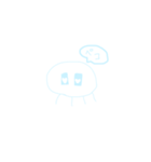 オタク系みずいろくらげくん（個別スタンプ：11）