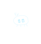 オタク系みずいろくらげくん（個別スタンプ：12）