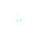 オタク系みずいろくらげくん（個別スタンプ：14）
