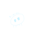 オタク系みずいろくらげくん（個別スタンプ：15）