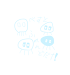 オタク系みずいろくらげくん（個別スタンプ：31）