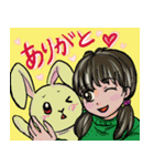 変かわいいうさぎ（個別スタンプ：7）