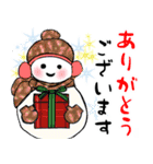 愛おしい雪だるま（個別スタンプ：34）