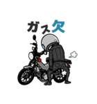 グレーのミニバイクでGO！（個別スタンプ：12）