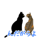 ジジとミミの山形弁スタンプ（個別スタンプ：3）