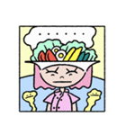 サラダの麻雀スタンプ（個別スタンプ：14）