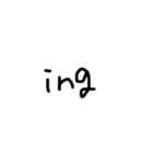 字汚いね3（個別スタンプ：16）