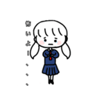 女の子( 緩い)イラストスタンプ（個別スタンプ：11）