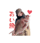 釣り好きゆりむさん③（個別スタンプ：1）