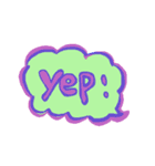 ゆにむEnglish①（個別スタンプ：3）