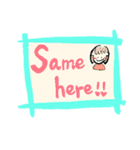 ゆにむEnglish①（個別スタンプ：15）