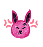 ピンクのウサちゃん（個別スタンプ：5）