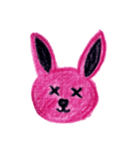 ピンクのウサちゃん（個別スタンプ：6）