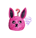 ピンクのウサちゃん（個別スタンプ：8）