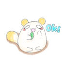 森の中の鹿猫アライグマとその友達 2（個別スタンプ：3）