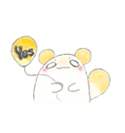 森の中の鹿猫アライグマとその友達 2（個別スタンプ：4）