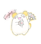 森の中の鹿猫アライグマとその友達 2（個別スタンプ：5）