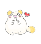 森の中の鹿猫アライグマとその友達 2（個別スタンプ：6）