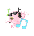 みんなで溶けるぜ！アイスの亡霊。（個別スタンプ：3）