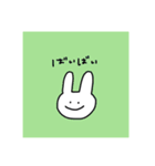 ほどよい挨拶スタンプうさぎ（個別スタンプ：12）