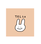 ほどよい挨拶スタンプうさぎ（個別スタンプ：17）