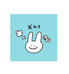 ほどよい挨拶スタンプうさぎ（個別スタンプ：21）