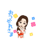 涼子の気軽に挨拶スタンプ（個別スタンプ：4）