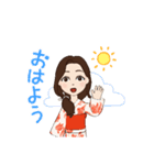涼子の気軽に挨拶スタンプ（個別スタンプ：5）