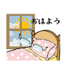 メガネが本体なんで。（個別スタンプ：9）