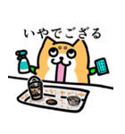 めんどい柴犬 文字あり（個別スタンプ：18）