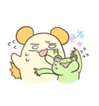 森の中の鹿猫アライグマとその友達 3（個別スタンプ：3）