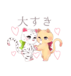 虎と獅子（個別スタンプ：25）