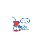 コーヒーの小さめスタンプ（スペイン語）（個別スタンプ：2）