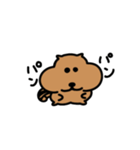 DOUBUTUEN たべすぎリス（個別スタンプ：1）